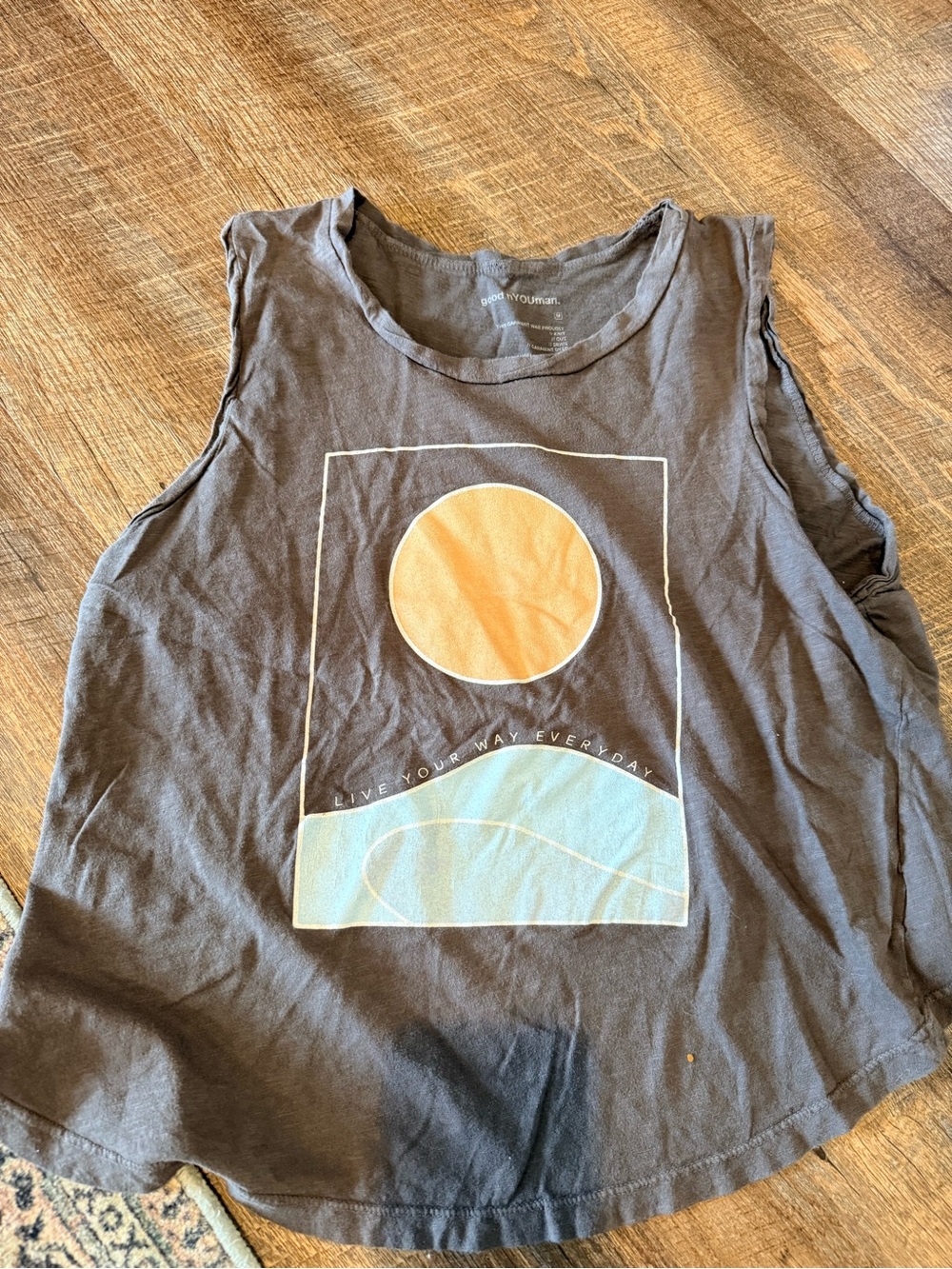 good hYOUman Graphic Tank Top
